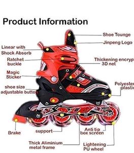 Inline Skates - Red &amp; Black