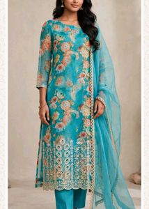festival unstiched suit , dress material,kurta set