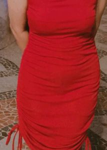 Red Bodycon Mini Dress