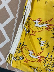 Yellow Branded Kurta