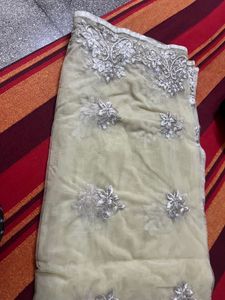 Premium Embroidered Net saree with Sequins