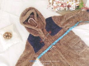 Cute Brown Fleece Coat