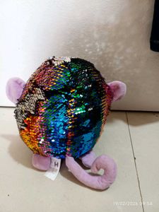 Sequin Plush Monkey Toy