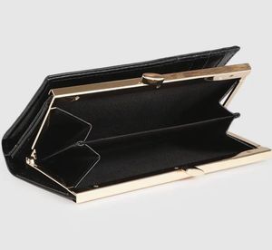 Accessorize London Black Croc-Effect Wallet