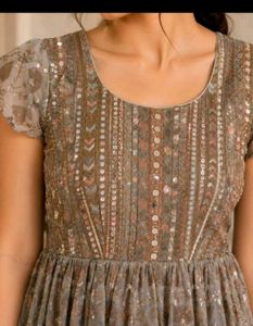 Embellished Peplum Kurti