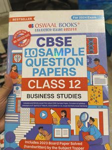 class 12 sample paper business studies