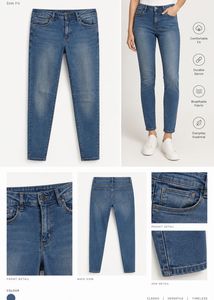 Classic Blue Slim Fit Denim Jeans