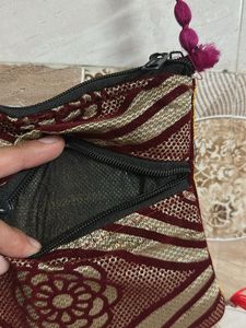 Embroidered Peacock Crossbody Bag