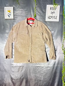 Man's Corduroy Button-Up Shirt