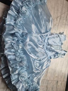 Beautiful Light Blue frock for 5 year girls