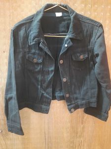 Classic Black Denim Jacket