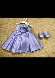 Baby Girl Lilac Dress & Shoes Set