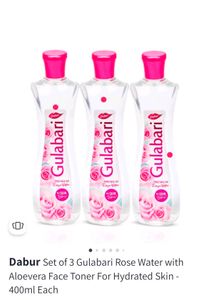 Dabur Gulabari Premium Rose Water - 400ml (Pack of