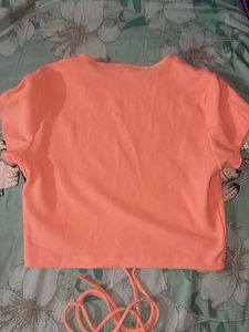 Trendy Ribbed Crop Top