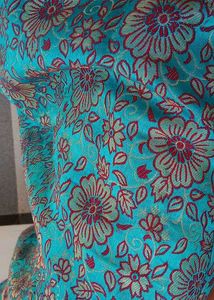 Beautiful Teal Brocade lehnga