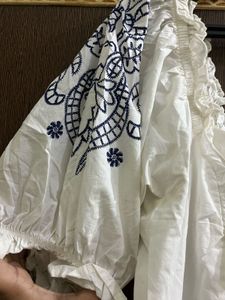 White Embroidered Kurta