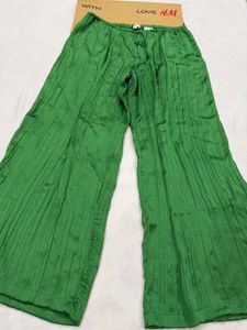 H&amp;M pull on wide trousers