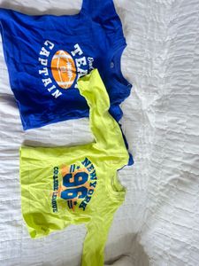 Bundle of 2 Boys Long Sleeve T-Shirts