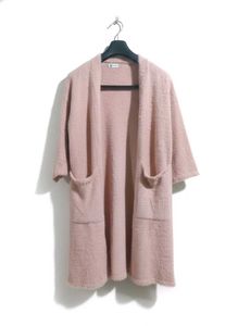 Long Pink Duster Cardigan