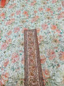 Floral Embroidery Shiffon Dress Material