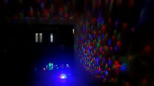 Rotating Star Projector Lamp