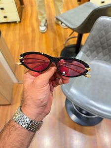 Bottega Black Cat-Eye Sunglasses