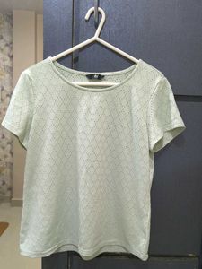 Cute Light Green Top