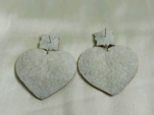 Tish Pink Heart Earrings