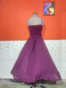 Purple Ruched Cutout Midi Dress