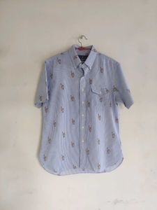 Men's Striped Short Sleeve Shirt
