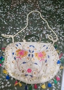 Vibrant Patterned Saree Blouse