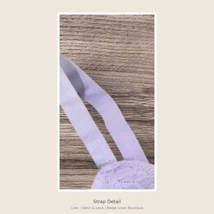 Comfortable Lavender Lace Bra