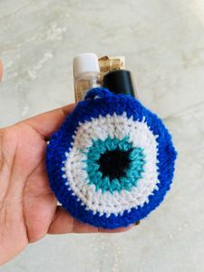 Handmade Evil Eye Charm Bag