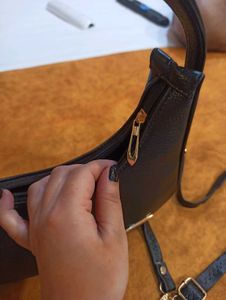 Chic Black Hobo Shoulder Bag
