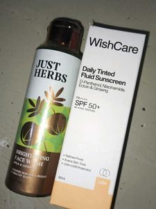 Just Herbs & WishCare Skin Care Set