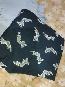 Positano Graphic T-Shirt &amp; Leopard Print Shorts Se