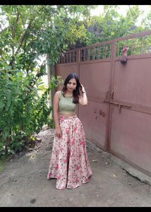 Floral Lehenga Skirt