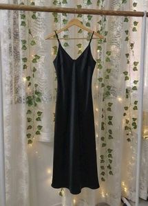 Elegant Black Slip Dress