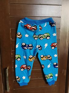 Cute Car Print Joggers for Kids
