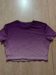 Pink Magenta Purple Crop Top