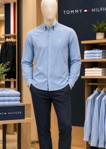 Men's Tommy Hilfiger Blue Gingham Shirt