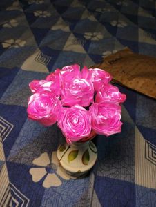 Pink Ribbon Roses Bouquet