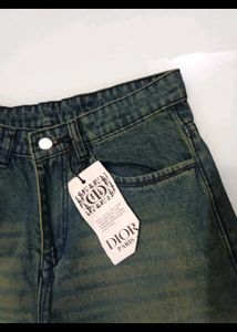 Vintage Mud Wash Wide Leg Jeans