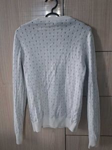 Lacoste Men's Off-White Knit Sweater