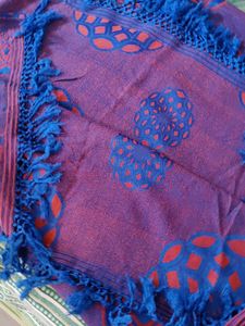 Purple Patterned Bedcover