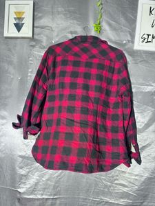 Cozy Red &amp; Black Plaid Flannel Shirt