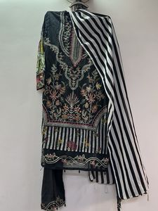 Embroidered Black Kurta