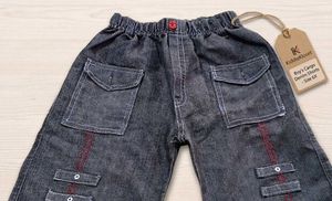KiddieKloset Boy's Cargo Denim Shorts