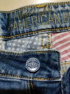 American Bull Ripped Denim Jeans 28 Size