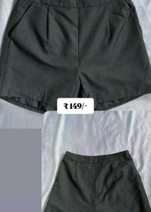 Classic Grey Tailored Shorts